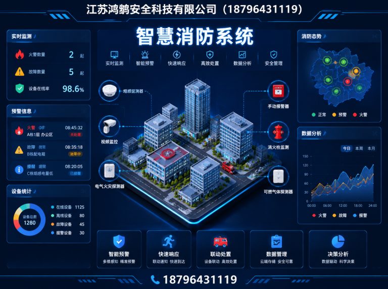 苏州消防通信指挥展示图